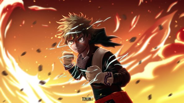 My Hero Academia Izuku Midoriya 4k