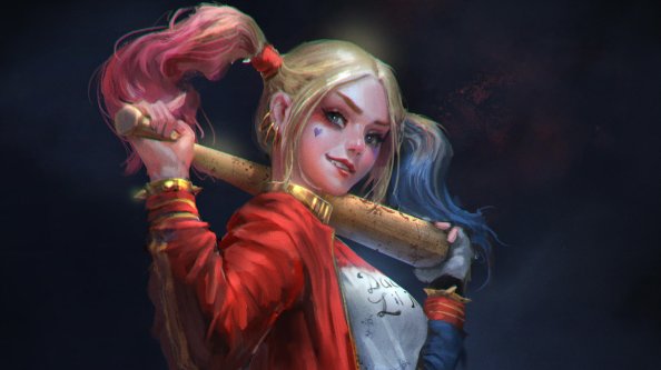 Harley Quinn Sketch Art