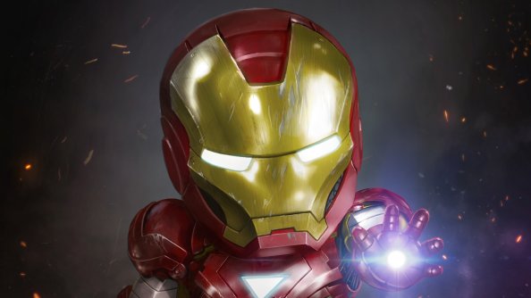 Chibi Iron Man Artwork