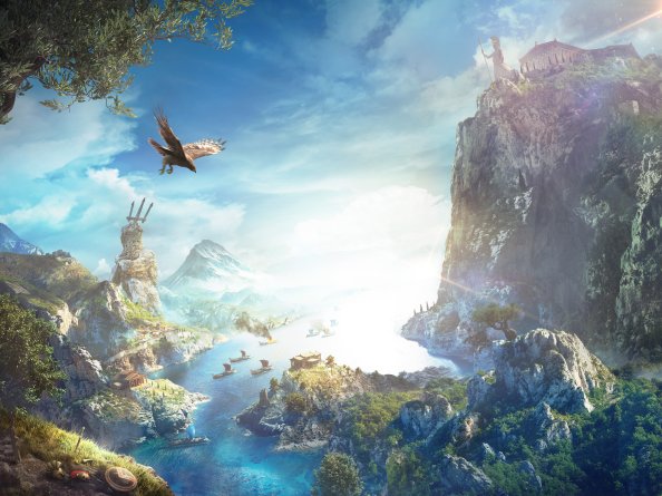 Assassins Creed Odyssey Nature Background Key Art 4k