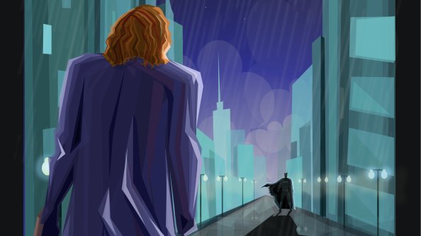 The Dark Knight Movie Art