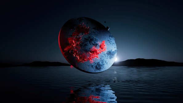 Moody And Dark Landscape 4k