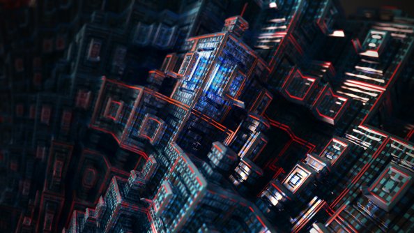 4k Fractal Buildings