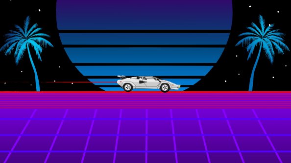 Lamborghini Countach Retro