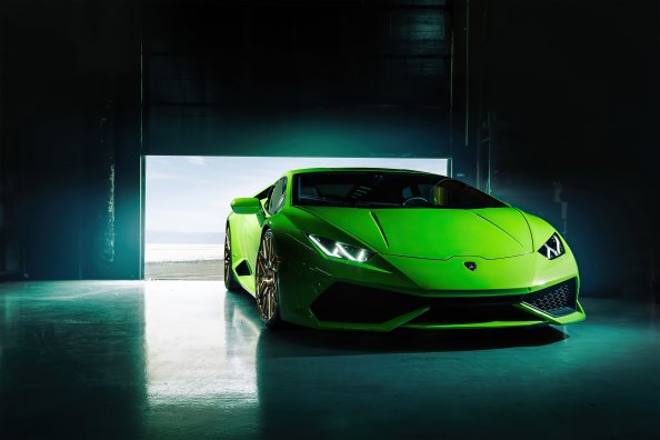 4k Green Lamborghini Huracan 2020
