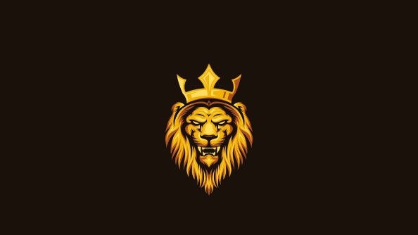Lion King Minimal 4k