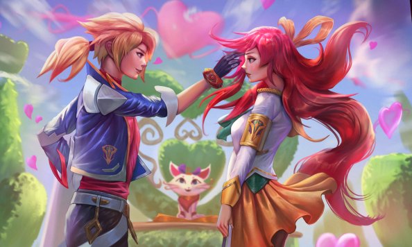 Battle Academy Ezreal And Lux League Of Legends 5k