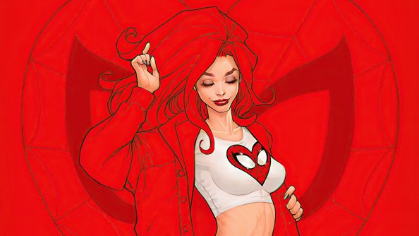 Mary Jane Classical Illustration 4k