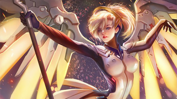Mercy Overwatch Fan Artwork