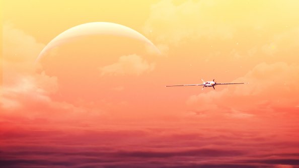 Home World Plane 4k