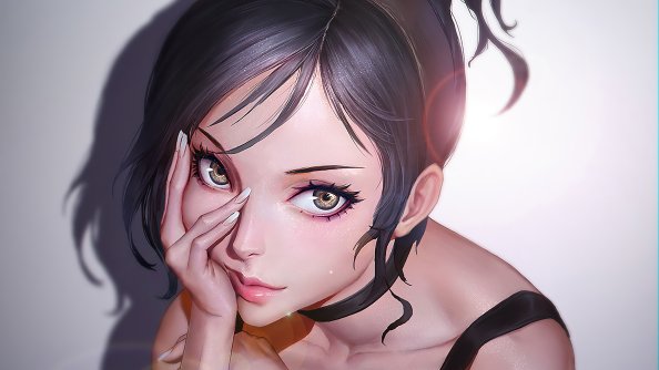 Girl Portrait Fantasy Art 4k