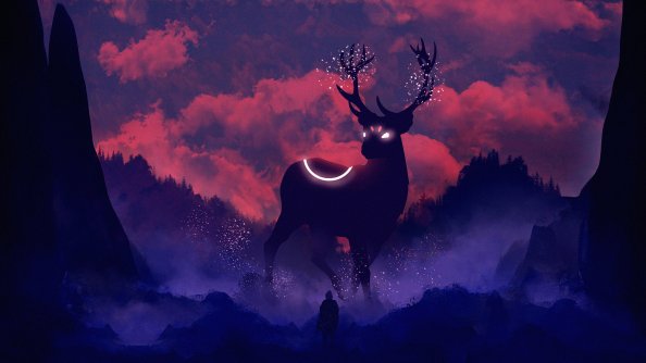 Reindeer Digital Art