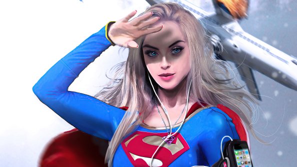 Supergirl Superhero 4k