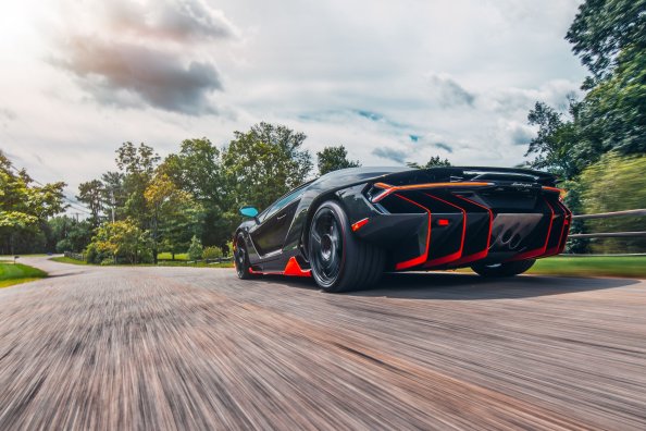 Lamborghini Centenario Coupe Rear