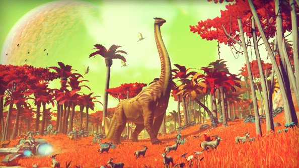 Dinosaur In No Mans Sky Game