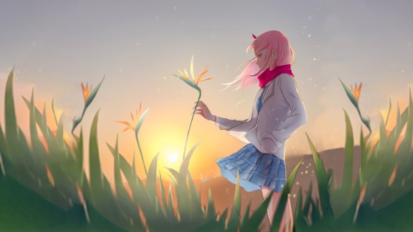 Anime Zero Two Darling In The FranXX
