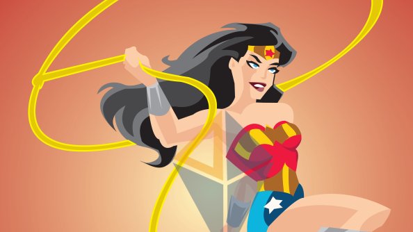 Wonder Woman Vector Art 4k