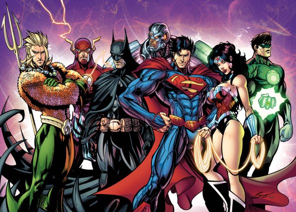 Justice League Superheroes Artwork 8k