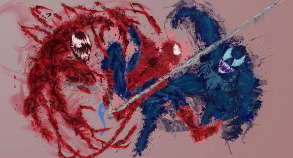 Spidey Venom And Carnage Artwork