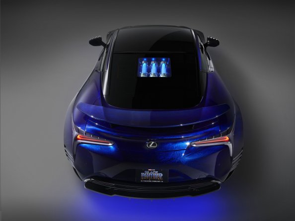 Lexus Black Panther Lc 500 Rear