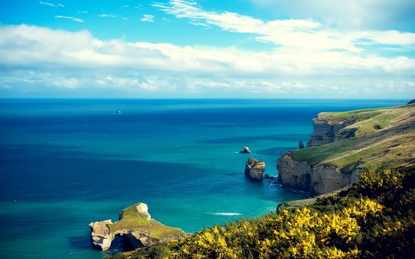 Coastal Cliff Island