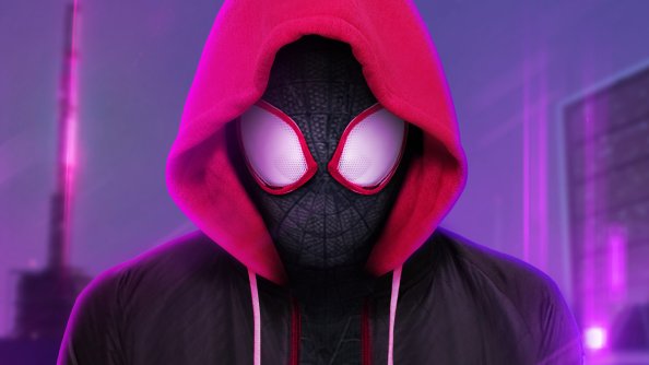 SpiderMan Into The Spider Verse 2018 Digital Artwork