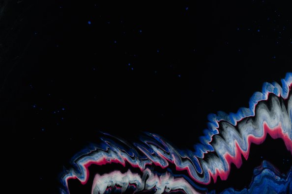 Purple Liquid Flow Texture Painted 5k