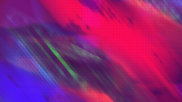 Outrun Abstract Square 4k