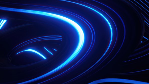 Abstract Blue Colorful 4k