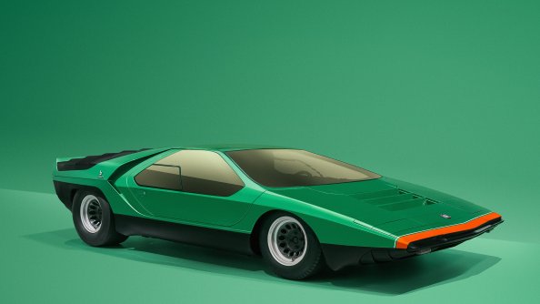 Alfa Romeo Carab Digital Art 4k