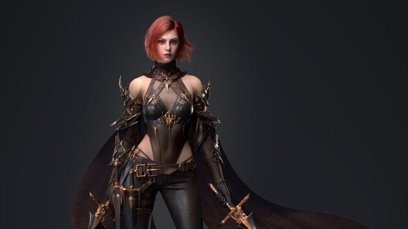 Redhead Short Hair 4k