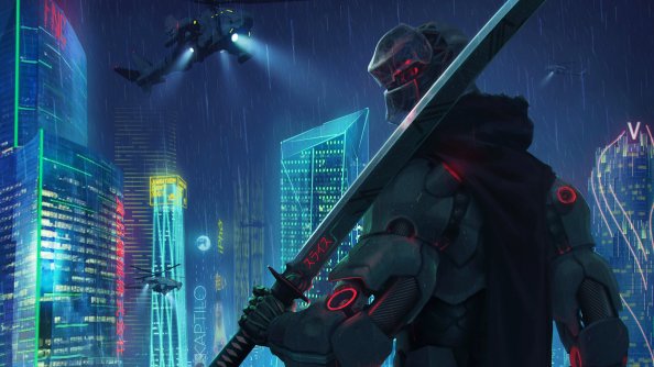 Cyberpunk Assassin 4k
