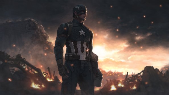 4k Captain America 2020 Artwork