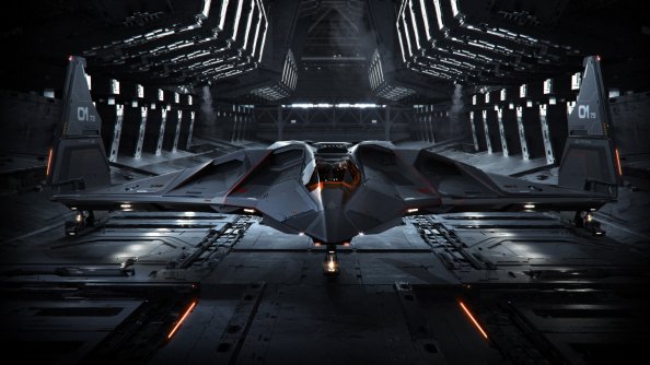 Spaceship Star Citizen 4k