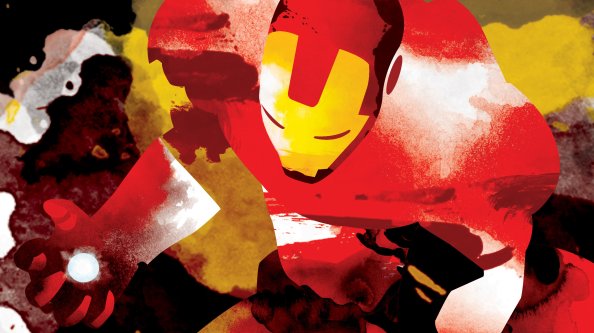 Iron Man Watercolor Art