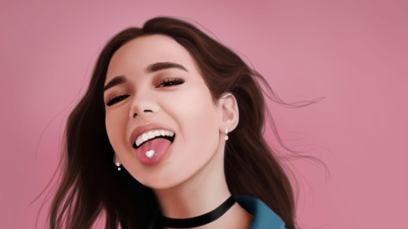 Dua Lipa Artistic Art 8k