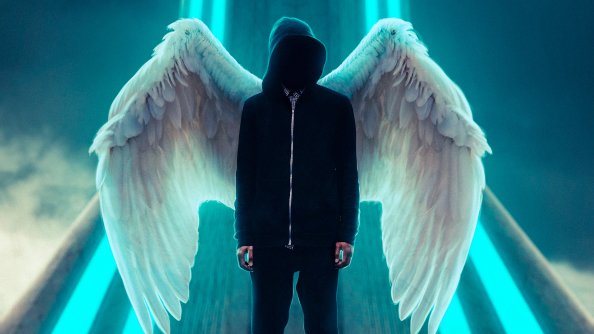 Hoodie Guy Wings