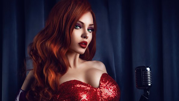 Jessica Rabbit Cosplay 4k
