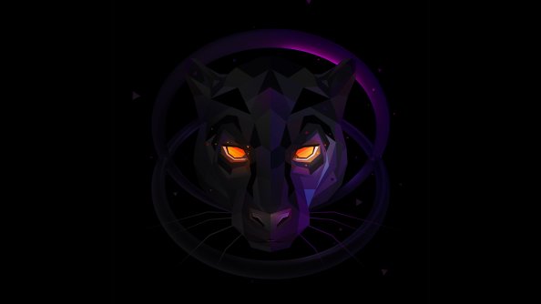 Panther Abstract Art