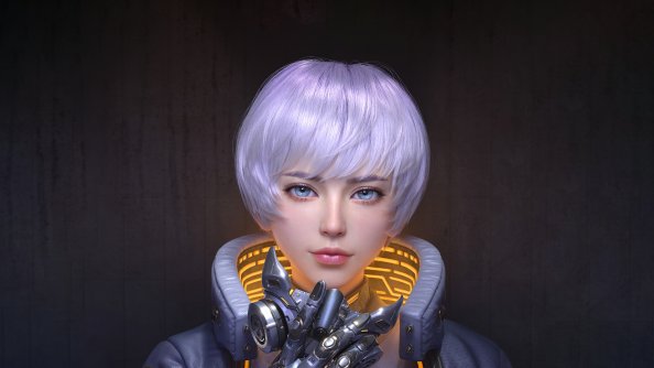 Scifi Girl Mask Off 5k