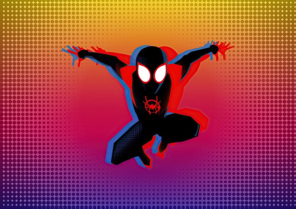 Spiderman Vibrant Art 4k