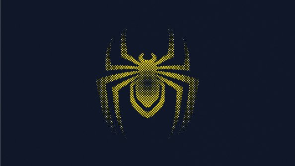 Spider Man Miles Morales Logo Minimal 4k