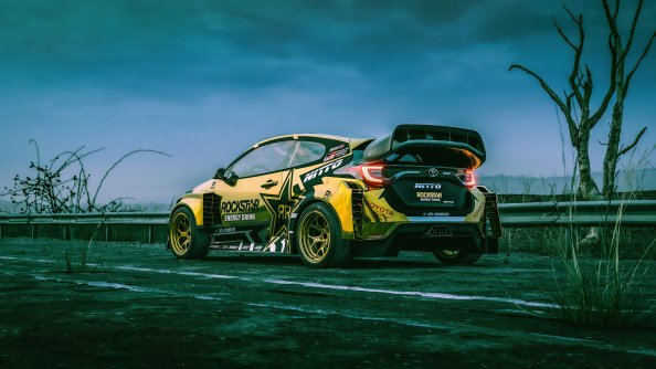 Rallycross Toyota Yaris Rear 5k