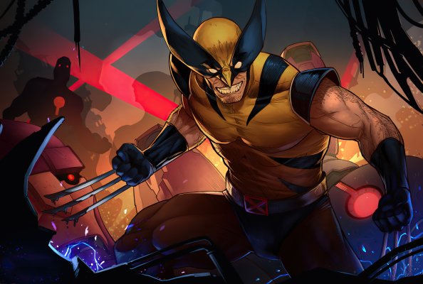 Wolverine Comic Suit Artwork