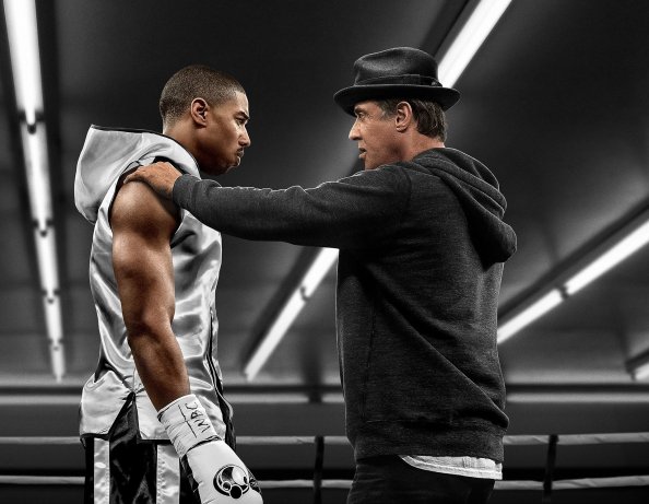 Michael B Jordan And Sylvester Stallone In Creed Movie