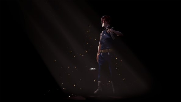 Shouto Todoroki My Hero Academia 4k Art