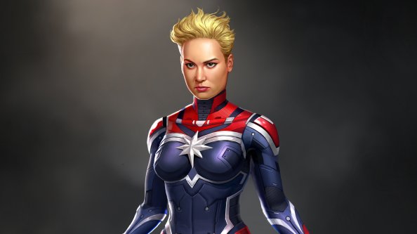 Captain Marvel Digital Art