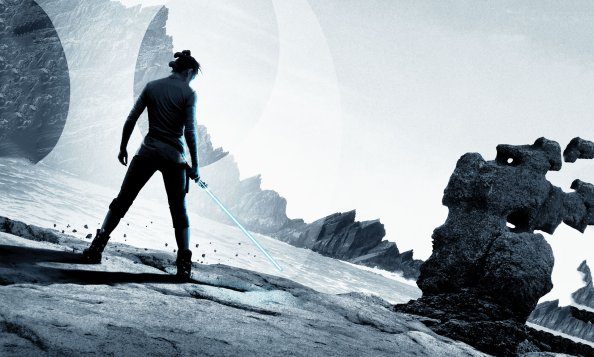 Rey Star Wars The Last Jedi IMAX Poster