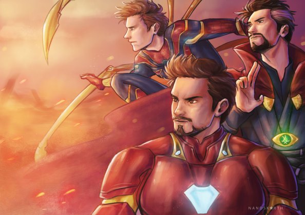 Iron Man Doctor Strange Spiderman 4k