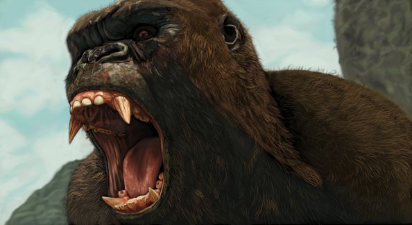 Kong Skull Island Artwork 4k